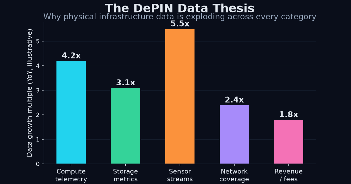 DePIN data growth chart